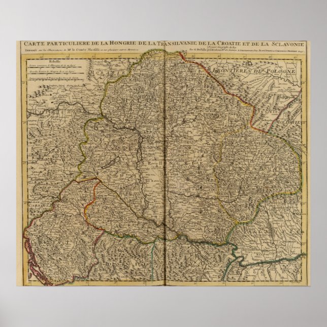 Ungern och Rumänien Poster (Framsidan)