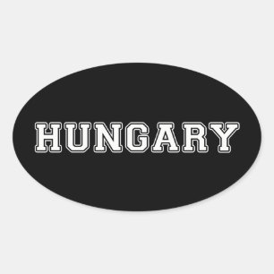 Ungern Ovalt Klistermärke