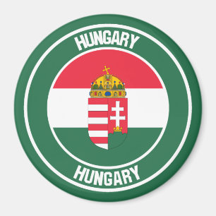 Ungern Round Emblem Magnet