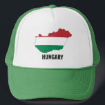 Ungern, silhuette, flagga, färg keps<br><div class="desc">Ungern silhouette,  färg av flagga,  märkt.</div>
