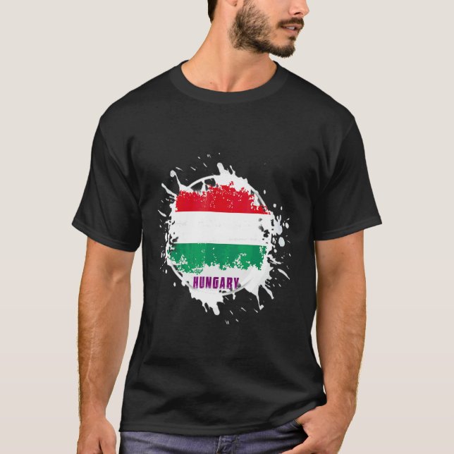 Ungern Splash T Shirt (Framsida)