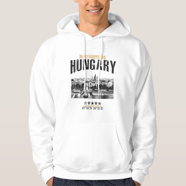 Ungern Sweatshirt Med Luva (Framsida)