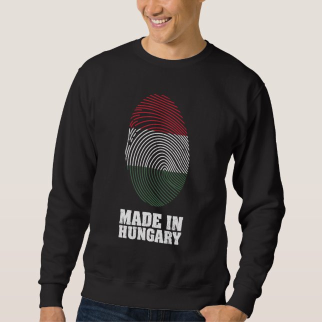Ungern Ungern Budapest ungerska 1 Lång Ärmad Tröja (Framsida)