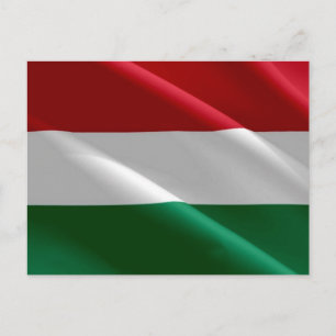 Ungern - Ungerns flagga - Vykort