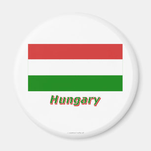 Ungernflagga med namn magnet