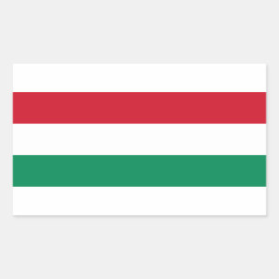 Ungernflagga Rektangulärt Klistermärke
