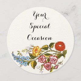 Ungerns Blommigt nr 2 Inbjudningar