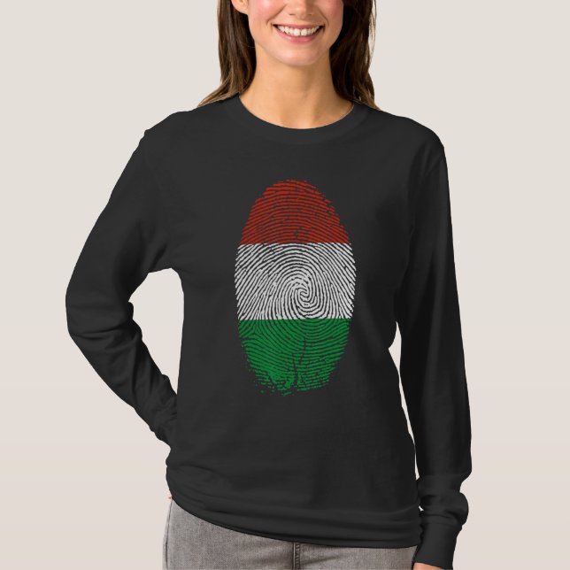 Ungerns fingeravtryck är i mitt DNA för hängning T Shirt (Framsida)