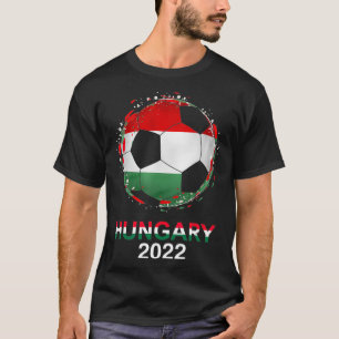 Ungerns Flagga 2022 Ungerskt fotbollslag T Shirt