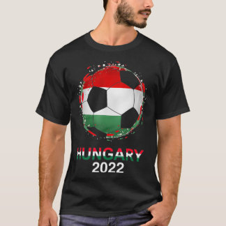 Ungerns Flagga 2022 Ungerskt fotbollslag  T Shirt