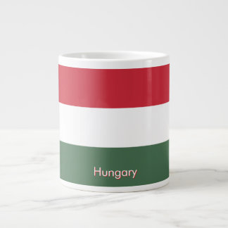Ungerns flagga anpassad jumbo mugg