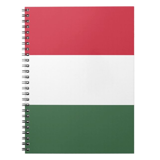 Ungerns flagga anteckningsbok (Framsidan)