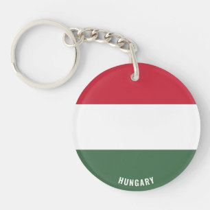 Ungerns Flagga Charming Patriotic Keychain