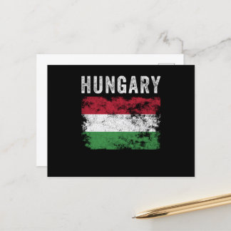 Ungerns Flagga Distress - Ungerns Flagga Vykort