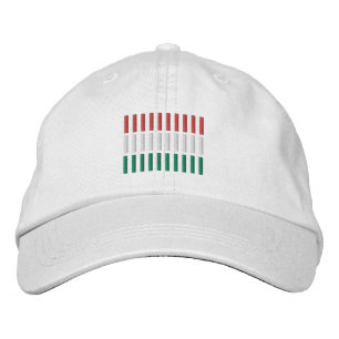 Ungerns Flagga Embrodery Broderad Keps