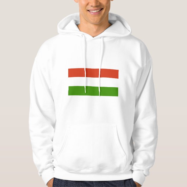Ungerns flagga hoodie (Framsida)
