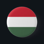 Ungerns flagga knapp<br><div class="desc">Ungerns patriotiska flagga</div>