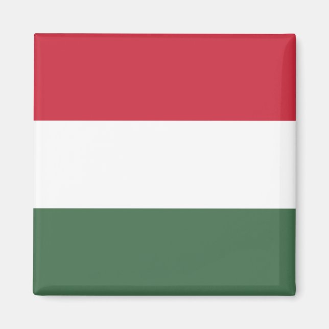 Ungerns flagga magnet (Framsidan)