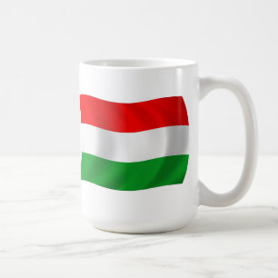 Ungerns flagga mugg
