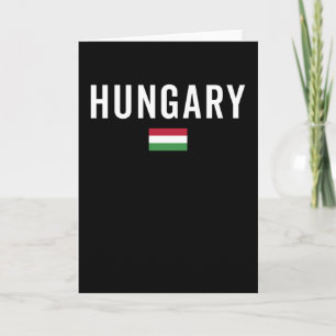 Ungerns Flagga - Patriotiska Flagga Kort