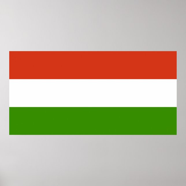 Ungerns flagga poster (Framsidan)
