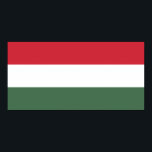 Ungerns flagga poster<br><div class="desc">Patriotisk flagga av Ungern.</div>