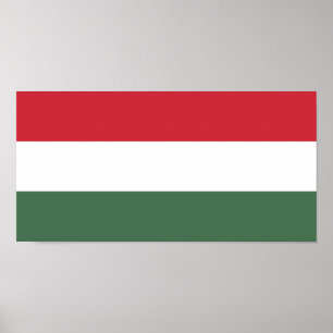 Ungerns flagga poster