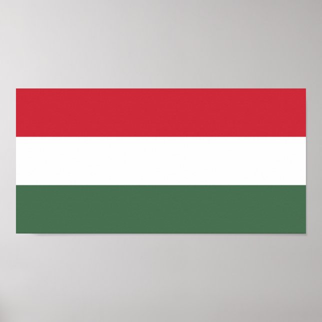 Ungerns flagga poster (Framsidan)