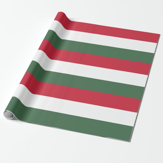 Ungerns flagga presentpapper (Utrullad)