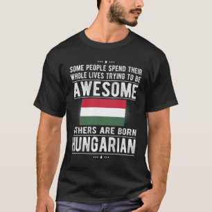 Ungerns Flagga Ungern Heritage Ungerska rötter T Shirt