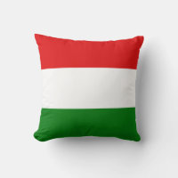Ungerns Flagga x Flagga Pillow