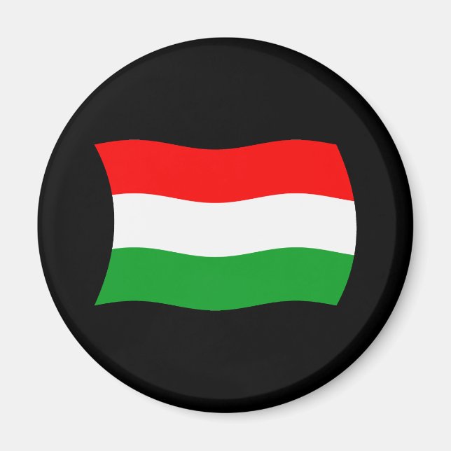 Ungerns flaggmagnet magnet (Framsidan)