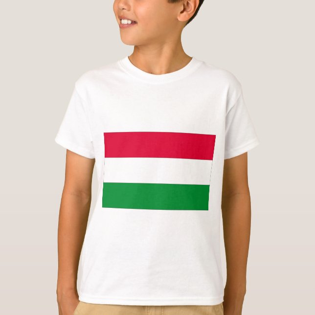Ungerns nationella Flagga Tröja (Framsida)