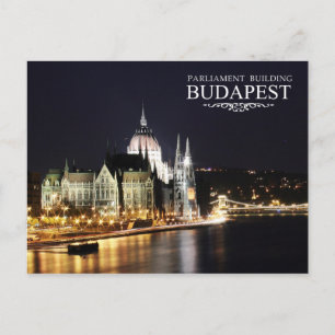 Ungerns parlament Byggnad, Budapest Vykort