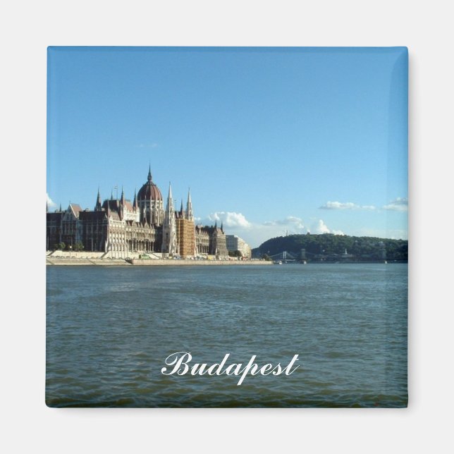 Ungerns parlament och Donau Magnet (Framsidan)
