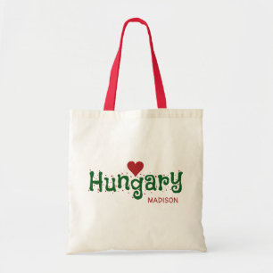 Ungerns tullnamn Kärlek tote bags Tygkasse