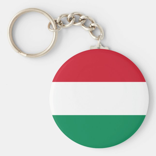 Ungerns (ungerska) Flagga Nyckelring (Framsidan)