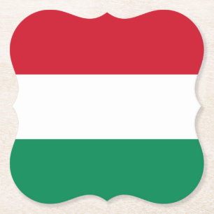 Ungerns (ungerska) Flagga Underlägg Papper