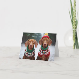 Ungerns Vizla Hundar-julkort Kort