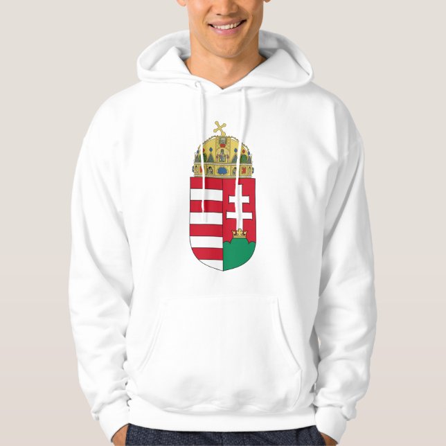 Ungernvapensköld HU Sweatshirt Med Luva (Framsida)