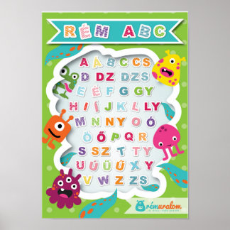 Ungersk ABC från Rémuralom Poster