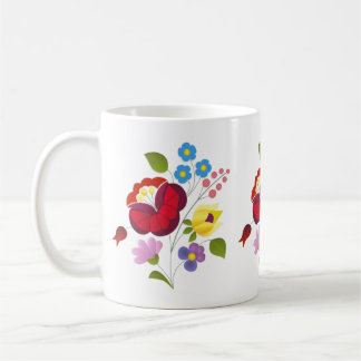 Ungersk blommabroderi för OPUS Kaffemugg
