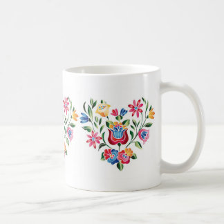 Ungersk blommahjärta för OPUS Kaffemugg