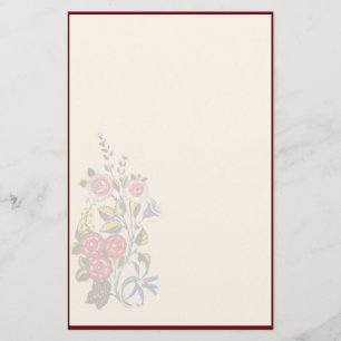 Ungersk blommigt brevpapper