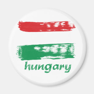 Ungersk flagga magnet