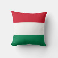Ungersk Flagga om amerikansk MoJo Pillow