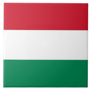 Ungersk Flagga Tile Kakelplatta