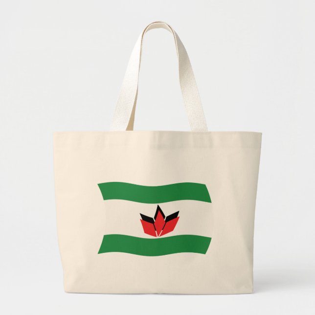 Ungersk Flagga Tote Bag Jumbo Tygkasse (Framsidan)