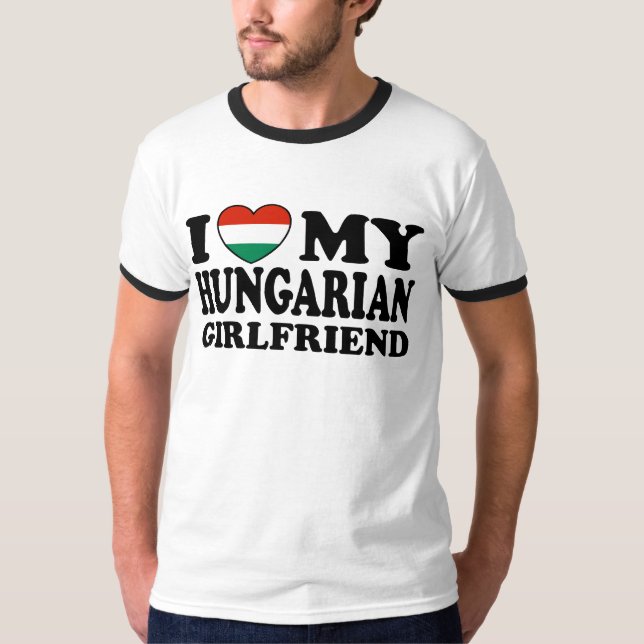 Ungersk flickvän t shirt (Framsida)