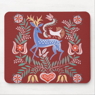 Ungersk folkart musmatta